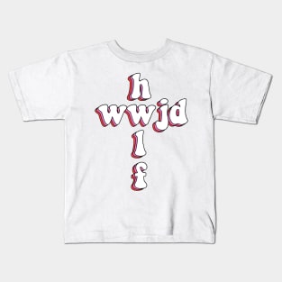 wwjd x hwlf Kids T-Shirt